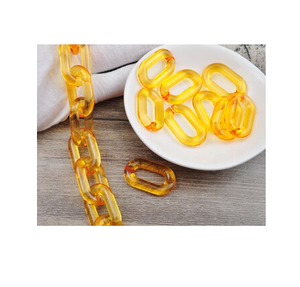 Chaîne à maillons en résine époxy de qualité supérieure, toutes les couleurs disponibles, artisanat, pièce décorative pour salon, chaîne à maillons murale - Product Image 5