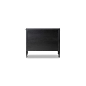 Commode Morgan en teck massif de haute qualité avec finition noire pour usage intérieur. - Product Image 5