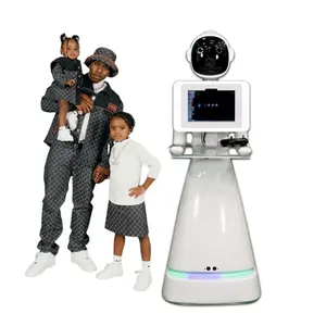 Robot Bruiloften Feest Touchscreen Photobooth Robot Met Camera Printer Speaker Met Flight Case