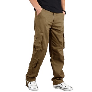 Pantalons cargo pour hommes tendance en vente chaude, vêtements décontractés pour hommes, fermeture à cordon personnalisée, en coton, fournisseur de pantalons cargo pour hommes en provenance du Bangladesh - Product Image 1