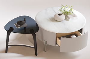 Meuble TV scandinave minimaliste moderne, élégante console TV minimaliste avec rangement - Product Image 2
