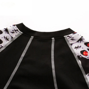 Hot Sale Custom Long Sleeve Rash Guard for Gym and Quick Dry <b>Compression</b> Shirts Made of Spandex and Nylon Fabric - Product Image 6