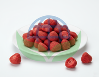 Fabriekslevering, populaire verkoop, premium HP Valia biologische niet-GMO gevriesdroogde hele aardbeien fruit snack bulk vacuüm verpakt 100% puur