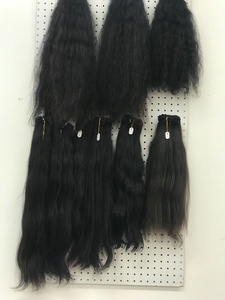Extensions de cheveux indiennes les plus vendues, 100% naturelles, vierges, lisses, raides, extensions de cheveux humains pour tissage, qualité 12A, machine - Product Image 6