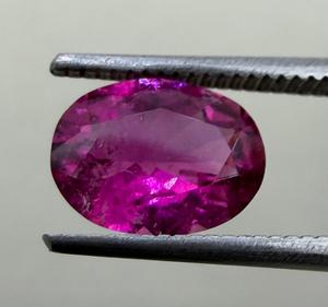 Pierre de tourmaline naturelle, couleur rose authentique, taille ovale, pour la fabrication de bijoux, bague, pendentif, cadeau pour collectionneur, Shamim Gems, 1,12 carats, 6x8 - Product Image 3