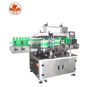 New Design Bottle Filling Capping And Labeling Machine Plastic Cup Labeling Machine Semi Automatic Round Bottle Labeling Machine
