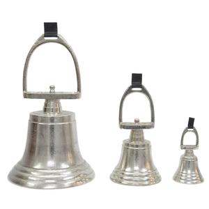 Campana de Pared Decorativa de Metal con Forma de Estribo de Caballo Plateado, Resistente al Óxido, Último Estilo, Precio al por Mayor - Product Image 2