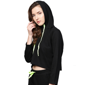 Sweat à capuche en polaire brossée douce offrant chaleur et confort pour les activités d'automne et d'hiver, idéal pour les tenues décontractées féminines - Product Image 6