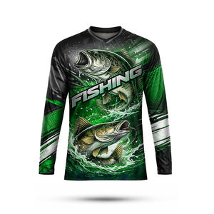 Sublimation, design personnalisé, protection UV, manches longues, respirant, haute qualité, confortable, durable, T-shirt pour homme - Product Image 1