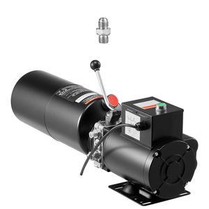 Pompa Idraulica a Singolo Effetto AC 220V 10 Quart, Unità di Potenza con Flusso Olio 6.3 L/min e Pressione di Scarico Massima 22 MPa per Sollevatori Auto - Product Image 1