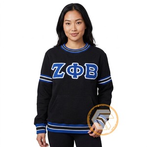 เสื้อสเวตเชิ้ตปักลาย Zeta Phi Beta Sorority สำหรับผู้หญิง ฤดูหนาว แบบสวมหัว ป้องกันรอยยับ สั่งทำได้ตามต้องการ จาก Greek Treasures Wholesale - Product Image 3