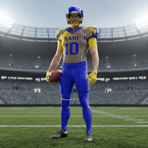 Wholesale Cheap Price American Football Uniform Jersey Pants Set Breathable Athletic Teamwear For Practice And Match Full Kit - Product Image 3