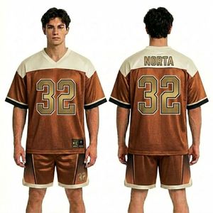 Ensembles de maillots de supporter par sublimation, anti-rétrécissement, avec conception linéaire structurée, pour uniformes professionnels, avec conception Blueprint - Product Image 6