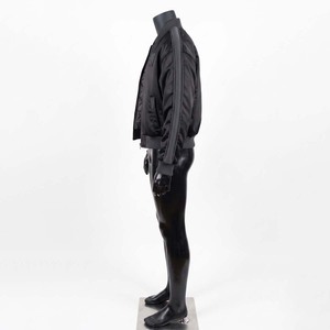 Chaqueta de lana universitaria de béisbol para hombre, de invierno, con mangas de cuero, 440 gramos, bordado de chenilla y parches de lana en el frente. - Product Image 3