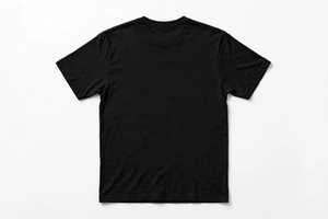 T-shirt en jersey noir à manches courtes et col rond pour homme, style streetwear, imprimé graphique tête de mort et bandana, 180 grammes, respirant - Product Image 5