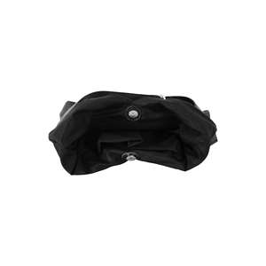 Sac à main de luxe souple et décontracté pour femme en cuir Nappa noir avec patchwork étoiles, fermeture boutonnée, grand format 12 pouces - Product Image 2