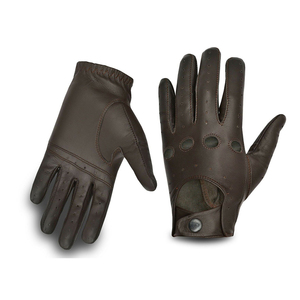Gants de conduite unisexes en cuir de daim, protection UV, doigts entiers, confortables, forte adhérence, imperméables, vente en gros pour l'hiver en ville - Product Image 2