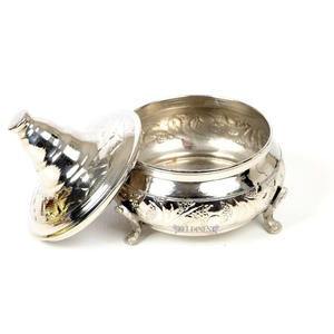 Plat de chauffe-plats en cuivre martelé 100% forme ronde en cuivre pur pour hôtel élégant et cuisine plat de service de qualité supérieure - Product Image 3