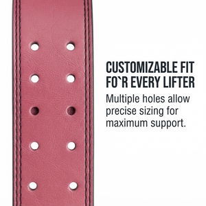 Cinturón de Levantamiento de Pesas de Cuero de Color Personalizado, Cinturón de Cuero Vacuno Duradero de Tamaño Personalizado, Cinturón de Entrenamiento, Equipo de Entrenamiento de Crossfit - Product Image 6