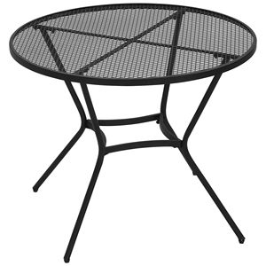 Mesa de Comedor de Estilo Café Francés de 35 Pulgadas para Patio Exterior con Superficie de Malla Metálica de Secado Rápido para Jardín, para Espacio de Conversación - Product Image 1