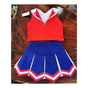 Disfraz de Animadora para Niñas Pequeñas, Uniforme de Animadora con Pompones, Atuendo Deportivo con Espíritu Escolar - Product Image 4