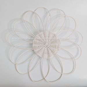 Cheap Price Rattan <b>Nursery</b> <b>Wall</b> <b>Decor</b> Flower Shape for Kids <b>Decor</b> Wholesale Rattan Wicker Baby Toys Made in Vietnam - Product Image 6