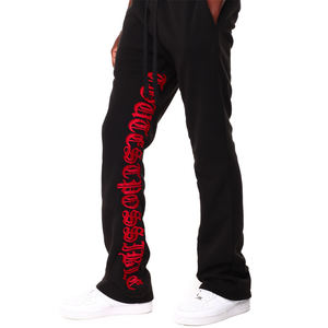 กางเกงจ็อกเกอร์ทรงตรงผ้าโพลีเอสเตอร์/คอตตอนเนื้อหนา แต่งลายปักโลโก้ 3 มิติ ทรงขาบานแบบเฟรนช์เทอร์รี่ สไตล์ลำลอง เป็นมิตรต่อสิ่งแวดล้อม - Product Image 2