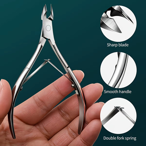 Cuticle Nail Nipper Stainless Steel Cuticle Nipper Precision Manicure & Pedicure <b>Tool</b> for Flawless Dead Skin <b>Removal</b> For Home Us - Product Image 3