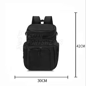 Custom Logo Multipurpose <b>Lightweight</b> Basketball <b>Backpack</b> With Ball Holder For Youth School Sports Club - Product Image 3