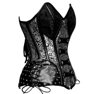 Corsés para mujer, sexys, moldeadores, modernos, de cuero y brocado, para tallas grandes, transpirables. - Product Image 2