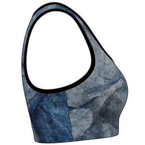 Women's <b>Plus</b> <b>Size</b> Racerback Sports Bra Scoop Neck Medium Support Breathable Spandex Polyester Yoga <b>Top</b> Front Seamless Design - Product Image 3