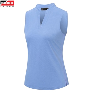 Polo sans manches athlétique pour femme, séchage rapide, idéal pour l'entraînement de golf estival - Product Image 1