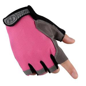 Guantes de Gimnasio Unisex de Medio Dedo, Profesionales, de Cuero y Poliéster, para Entrenamiento, Fitness y Levantamiento de Pesas, Gran Venta - Product Image 6