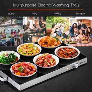 22 X 14 Inch Electric <b>Warming</b> <b>Tray</b> Hot Plate Dish Warmer with Adjustable Temperature for Holding & <b>Warming</b> Equipment - Product Image 5