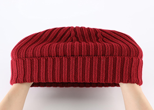 Gorro de Invierno Unisex con Logotipo Personalizado, Impresión Digital, Diseño de Personajes, Estilo a Rayas, Acrílico/Algodón, Informal, para la Temporada de Invierno - Product Image 6