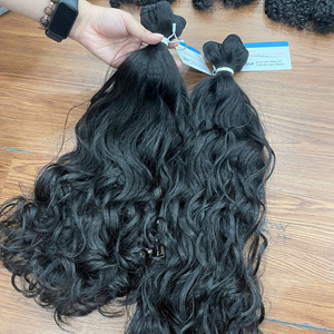 Ofertas de Paquetes de Cabello Humano Ondulado Natural Vietnamita: Cabello Humano de Alta Calidad con Trama a Máquina (Cutícula Completa, Color Personalizado) - Product Image 4