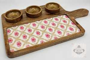 Farmhouse Rustic Wooden Serving <b>Platter</b> Handmade Dining Accessories - Product Image 4