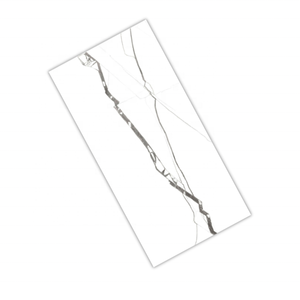 Azulejos de Porcelana Brillante de Lujo y Alta Calidad de 600X1200 mm de la India, Azulejos Blancos Completamente Esmaltados para Pisos de Baños en Villas - Product Image 1