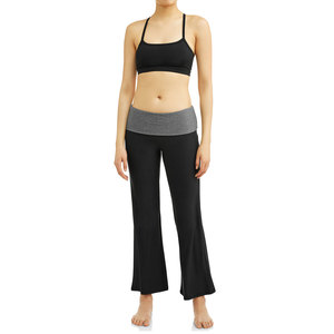 Pantalon cargo taille haute pour femme, coupe large, couleur unie, taille élastique, coupe ample, longueur cheville, respirant, en molleton tissé, avec braguette zippée - Product Image 6