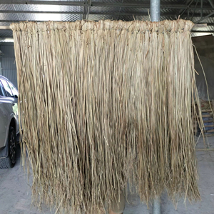 Handmade Straw Roof Palm Thatch for Resort Hotel Roofing Outdoor Summer Decoration Eco Friendly Beach Hut Villa 35 in H x 8 ft L - Product Image 6