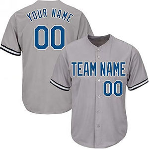 Maillot de baseball personnalisé, respirant, confortable et à séchage rapide, en 100 % coton de qualité supérieure, unisexe - Product Image 2