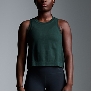 Camiseta sin mangas informal ajustada para mujer, transpirable, con cuello redondo, para verano y uso diario - Product Image 1