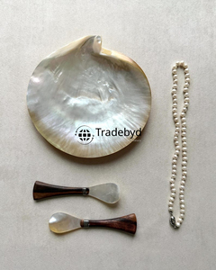 Cuillère artisanale incrustée de nacre, outil de service de luxe pour la cuisine, Tradebyd - Product Image 5