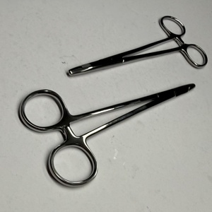 Pinzas de Bloqueo Manuales de Acero Inoxidable Dentavex, Punta Recta y Curva, Pinza Hemostática Quirúrgica Reutilizable, Instrumento de Precisión con Certificación CE - Product Image 4