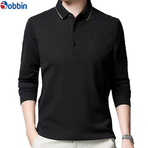 Polo unisexe tendance pour homme, chemise de performance à manches longues pour homme, chemise d'automne pour le secteur immobilier, tenue de travail de bureau - Product Image 1