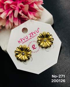 Wholesale Women's Gold Plated Stainless Steel Imitation <b>Pearl</b> Geometric <b>Jewelry</b> <b>Sets</b>-Trendy Earrings Rings Wedding Engagement - Product Image 4