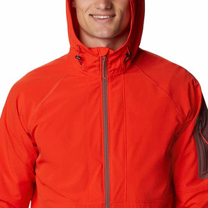Veste coupe-vent imperméable à fermeture éclair quart de tour pour homme, veste softshell à fermeture éclair intégrale avec capuche - Product Image 6