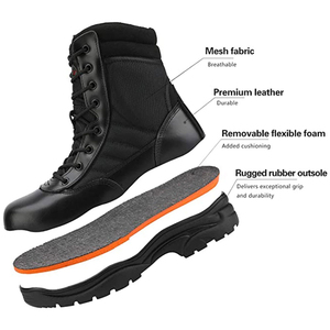 Outdoor Activities Motorbike Jogger Motorbike Jogger Shoes Features Reinforced Toe <b>Heel</b> And Ankle Protection For Added Safety - Product Image 4