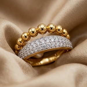 แหวนแต่งงานเพชรแล็บโกรว์ทองคำแท้ 14K สำหรับผู้หญิงจาก Jewellery Planet - รับรองโดย IGI ตัวเลือกของขวัญสุดอินเทรนด์ - Product Image 3