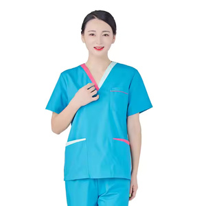 Uniformes Médicos Unisex de Diseño Brillante 2025, Uniformes de Salón de Belleza, Accesorios para Enfermeras, Poliéster y Algodón para el Trabajo - Product Image 3